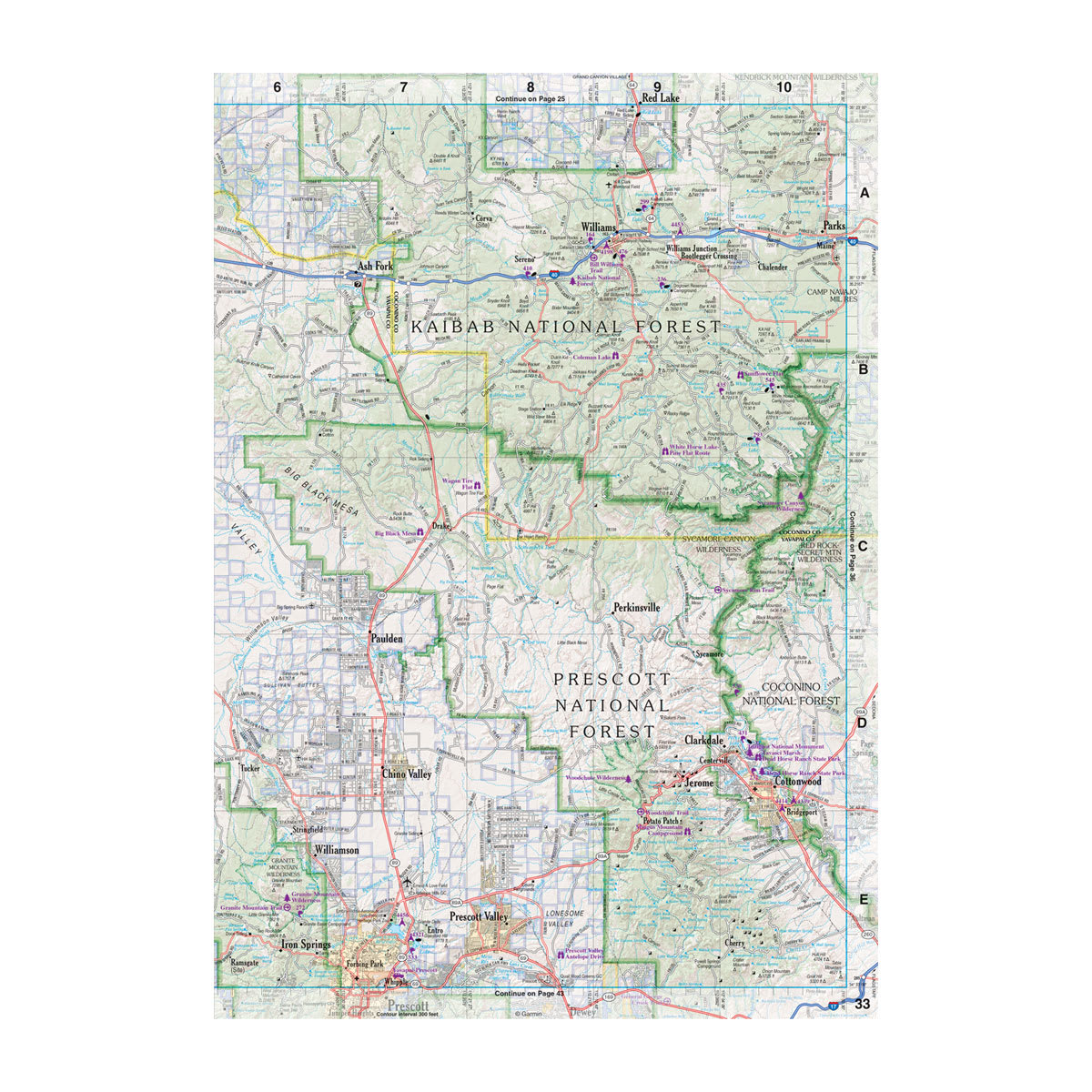 DeLorme® Atlas & Gazetteer Paper Maps Arizona