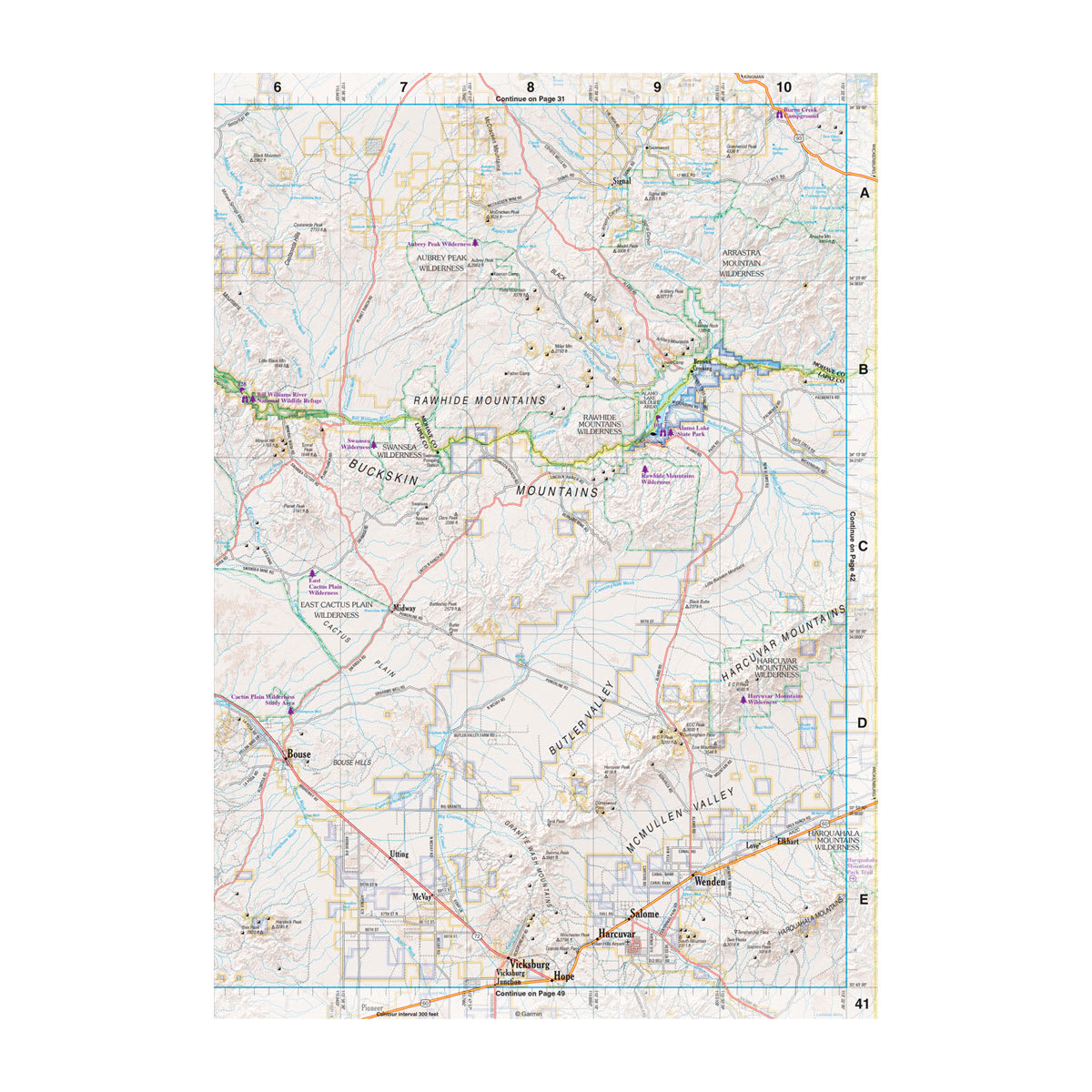 DeLorme® Atlas & Gazetteer Paper Maps Arizona