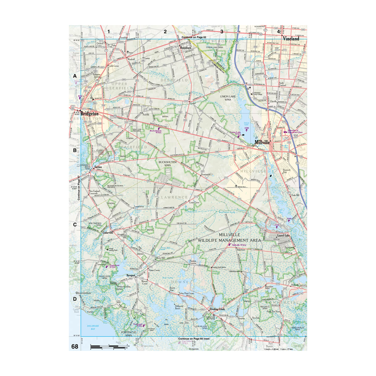 DeLorme® Atlas & Gazetteer Paper Maps New Jersey
