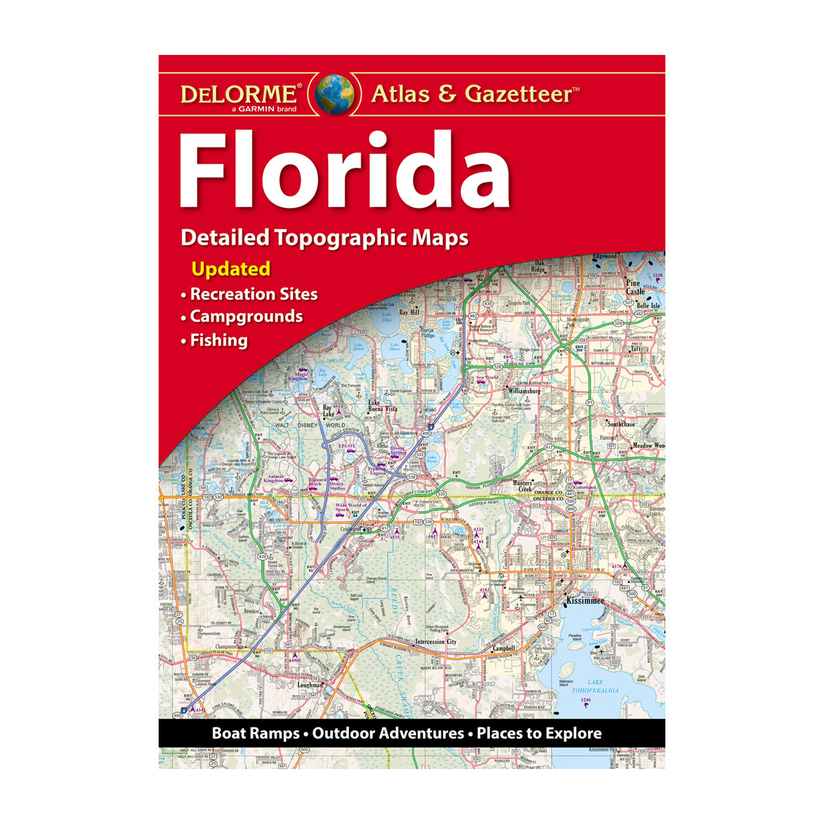 DeLorme® Atlas & Gazetteer Paper Maps Florida