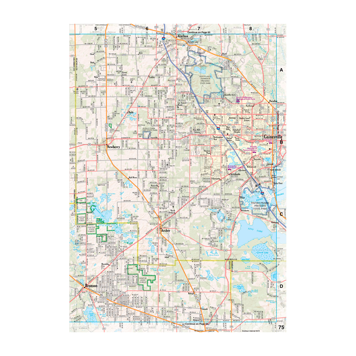 DeLorme® Atlas & Gazetteer Paper Maps Florida