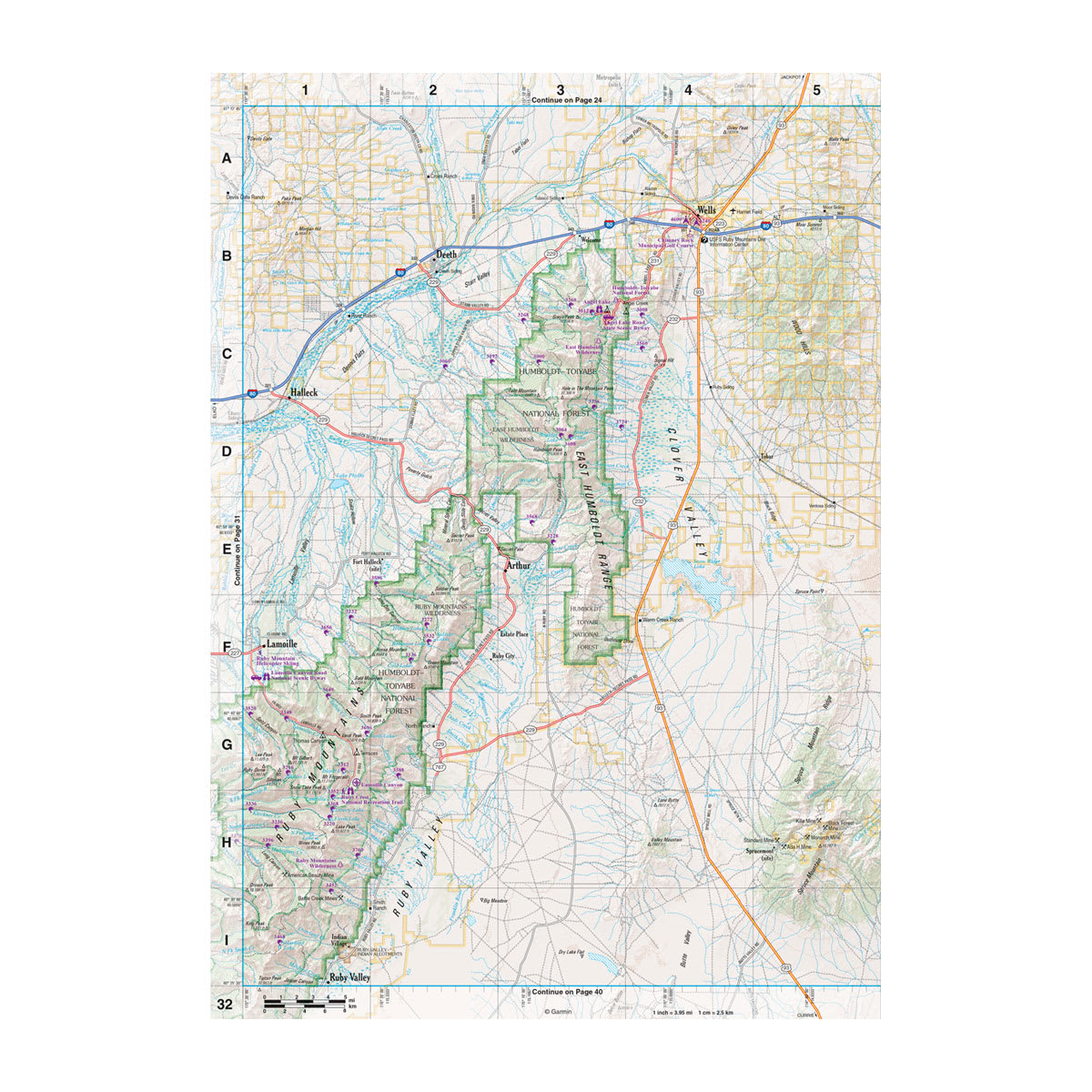 DeLorme® Atlas & Gazetteer Paper Maps Nevada