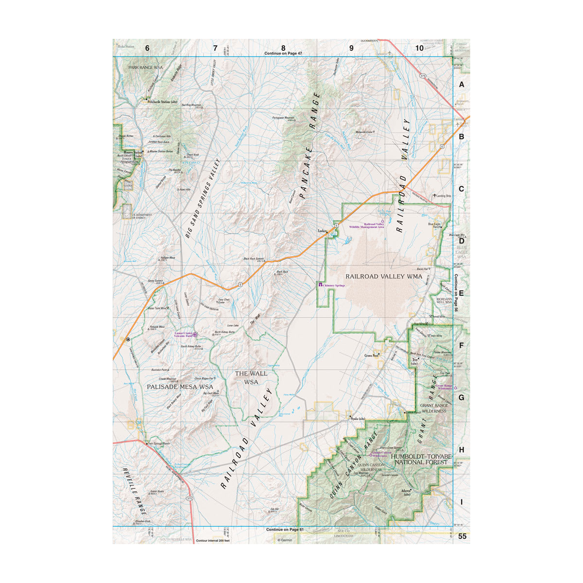 DeLorme® Atlas & Gazetteer Paper Maps Nevada
