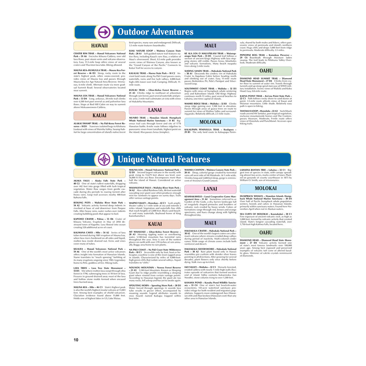 DeLorme® Atlas & Gazetteer Paper Maps Hawaii