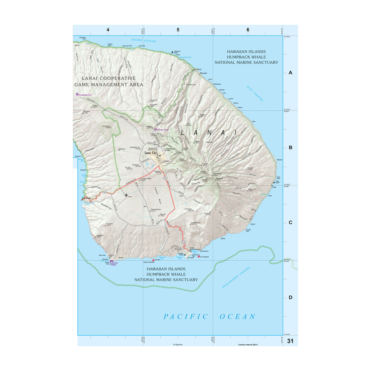 DeLorme® Atlas & Gazetteer Paper Maps Hawaii