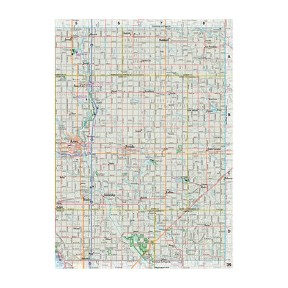 DeLorme® Atlas & Gazetteer Paper Maps Iowa