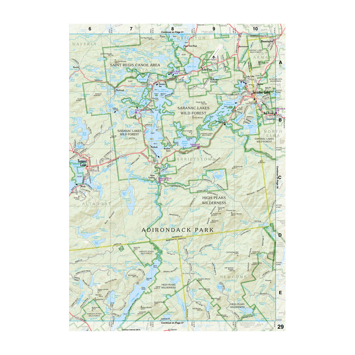 DeLorme® Atlas & Gazetteer Paper Maps New York
