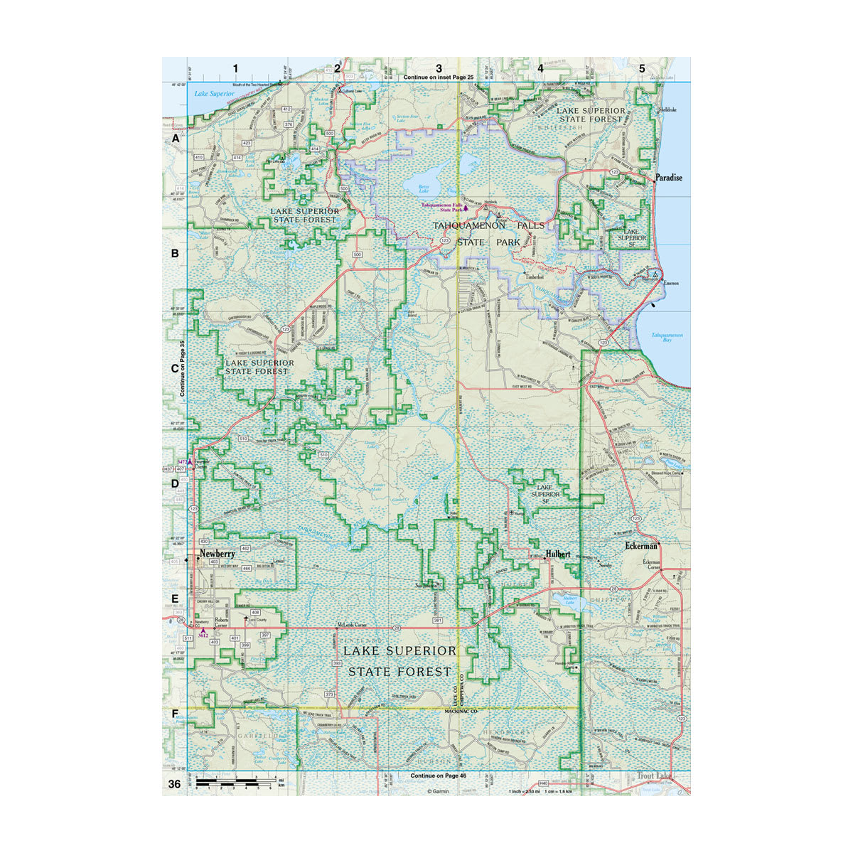 DeLorme® Atlas & Gazetteer Paper Maps Michigan