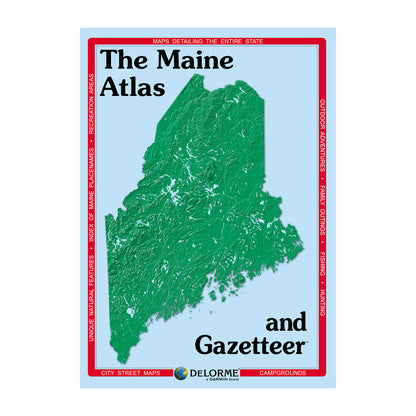 DeLorme® Atlas & Gazetteer Paper Maps Maine
