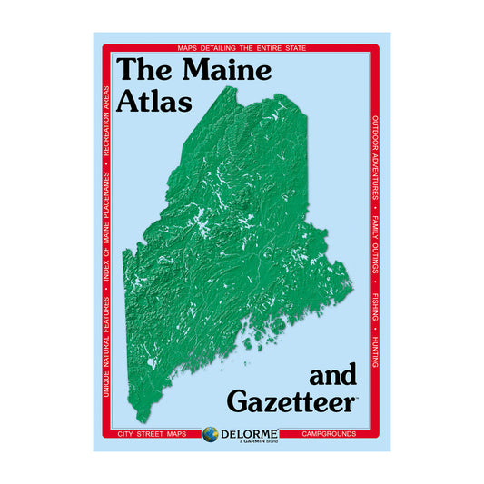 DeLorme® Atlas & Gazetteer Paper Maps Maine