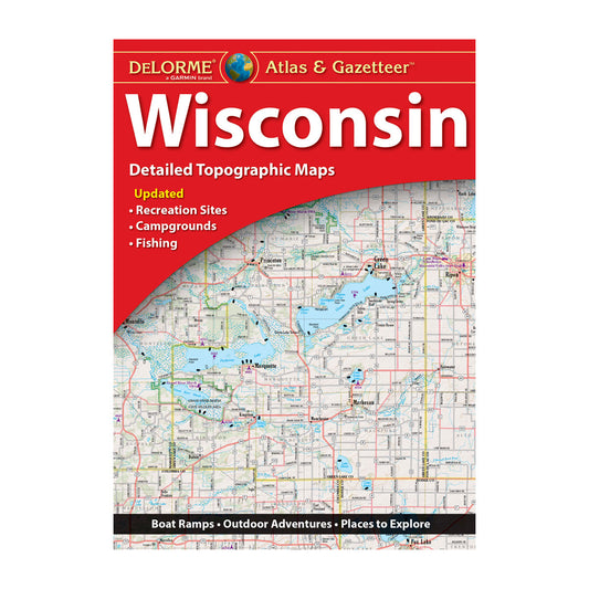 DeLorme® Atlas & Gazetteer Paper Maps Wisconsin
