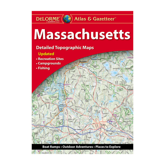 DeLorme® Atlas & Gazetteer Paper Maps Massachusetts