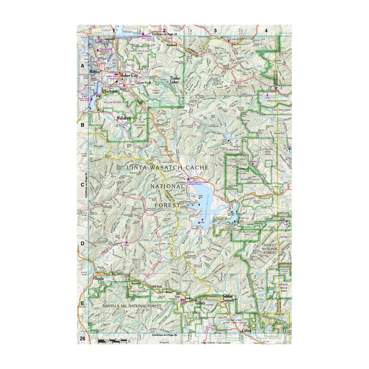 DeLorme® Atlas & Gazetteer Paper Maps Utah