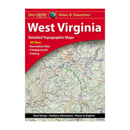 DeLorme® Atlas & Gazetteer Paper Maps West Virginia