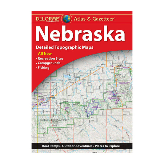 DeLorme® Atlas & Gazetteer Paper Maps Nebraska