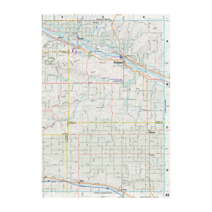 DeLorme® Atlas & Gazetteer Paper Maps Nebraska