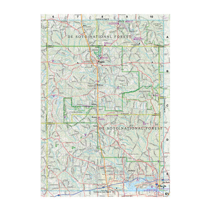 DeLorme® Atlas & Gazetteer Paper Maps Mississippi