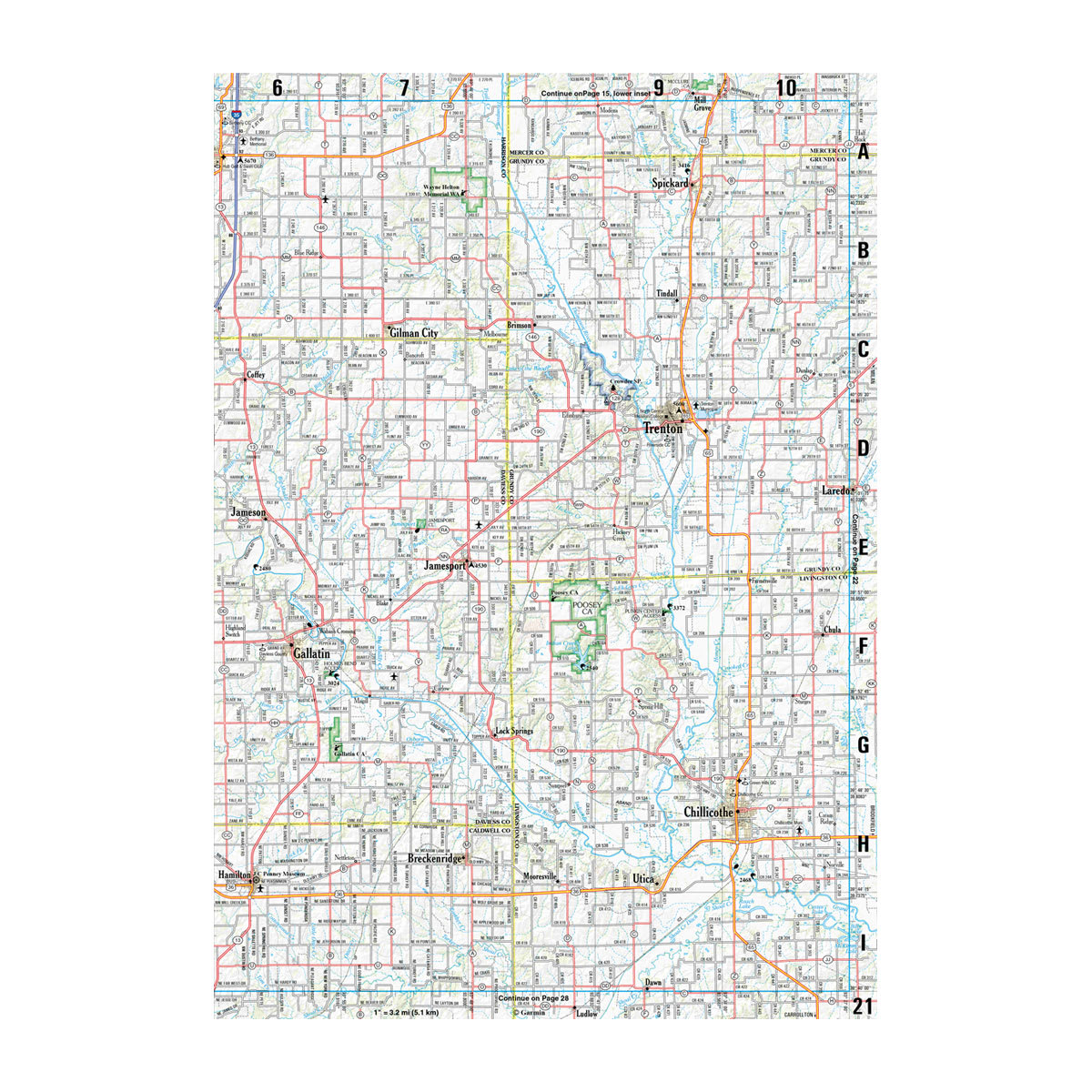 DeLorme® Atlas & Gazetteer Paper Maps Missouri