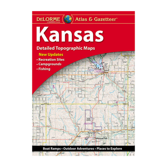 DeLorme® Atlas & Gazetteer Paper Maps Kansas