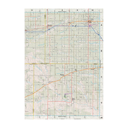 DeLorme® Atlas & Gazetteer Paper Maps Kansas