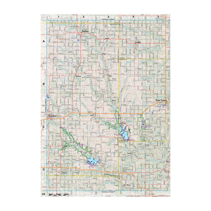 DeLorme® Atlas & Gazetteer Paper Maps Kansas