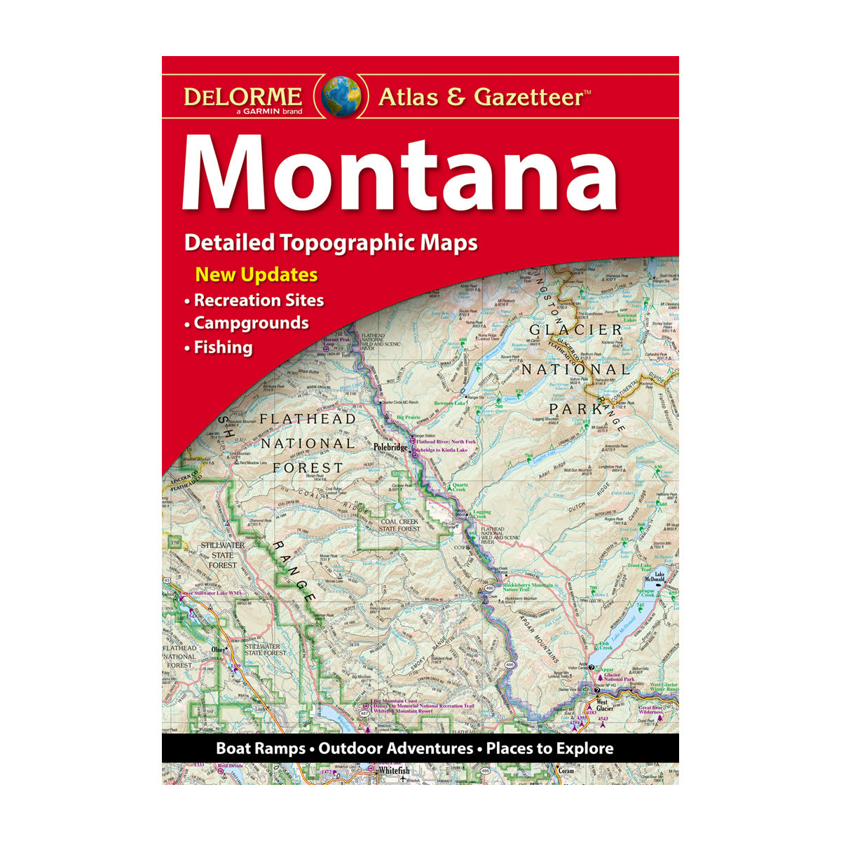 DeLorme® Atlas & Gazetteer Paper Maps Montana