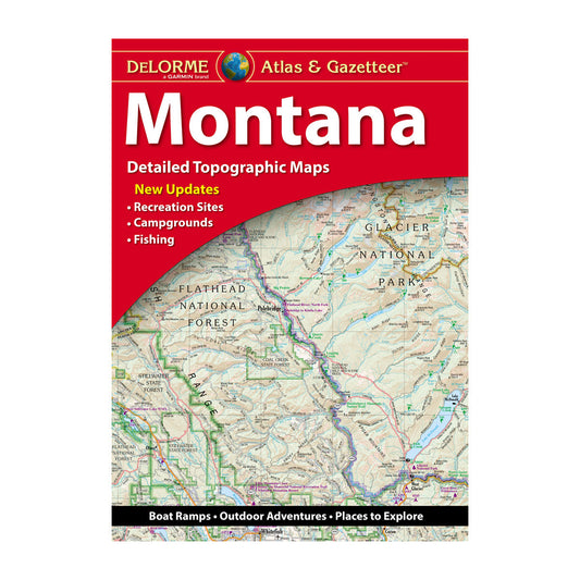 DeLorme® Atlas & Gazetteer Paper Maps Montana