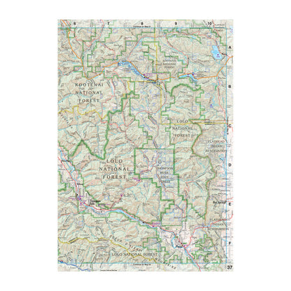 DeLorme® Atlas & Gazetteer Paper Maps Montana
