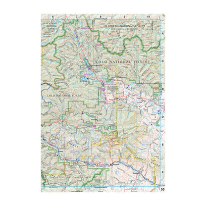 DeLorme® Atlas & Gazetteer Paper Maps Montana