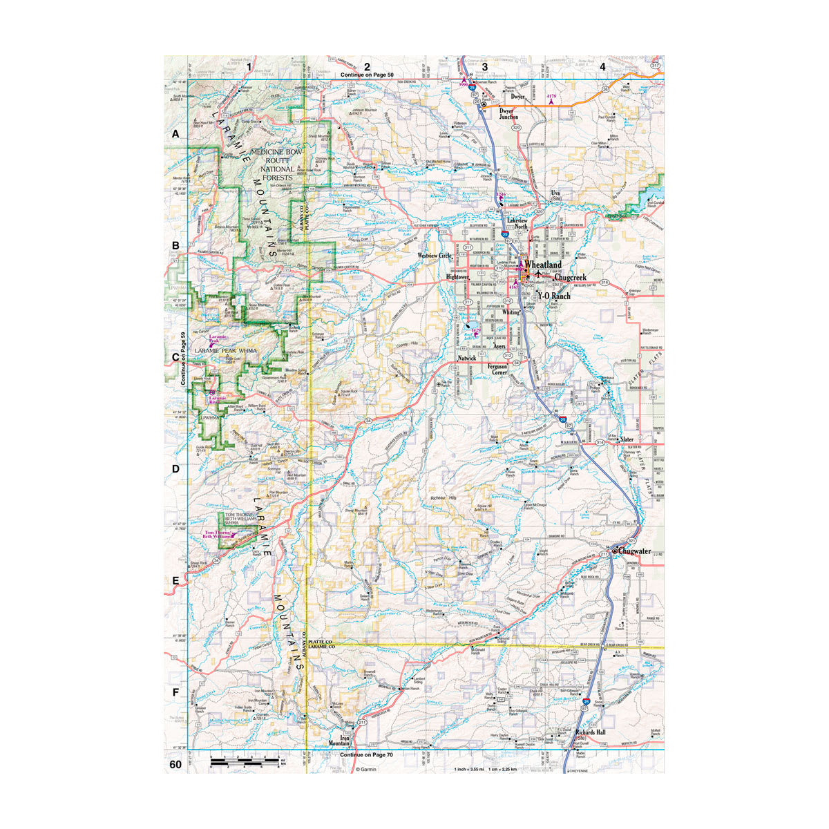 DeLorme® Atlas & Gazetteer Paper Maps Wyoming