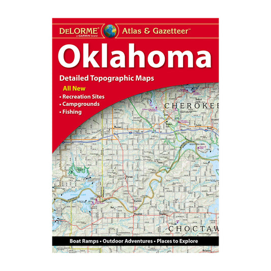 DeLorme® Atlas & Gazetteer Paper Maps Oklahoma