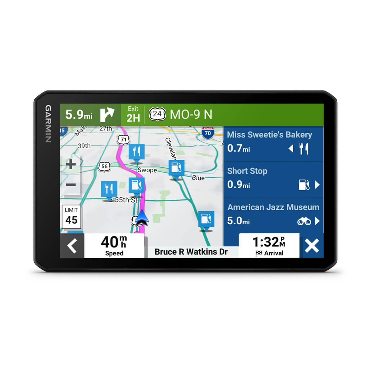 Garmin DriveCam™ 76 7\" GPS Navigator with Built-in Dash Cam