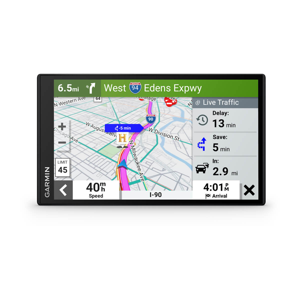 Garmin DriveSmart™ 76 with Amazon Alexa 7\" GPS Navigator