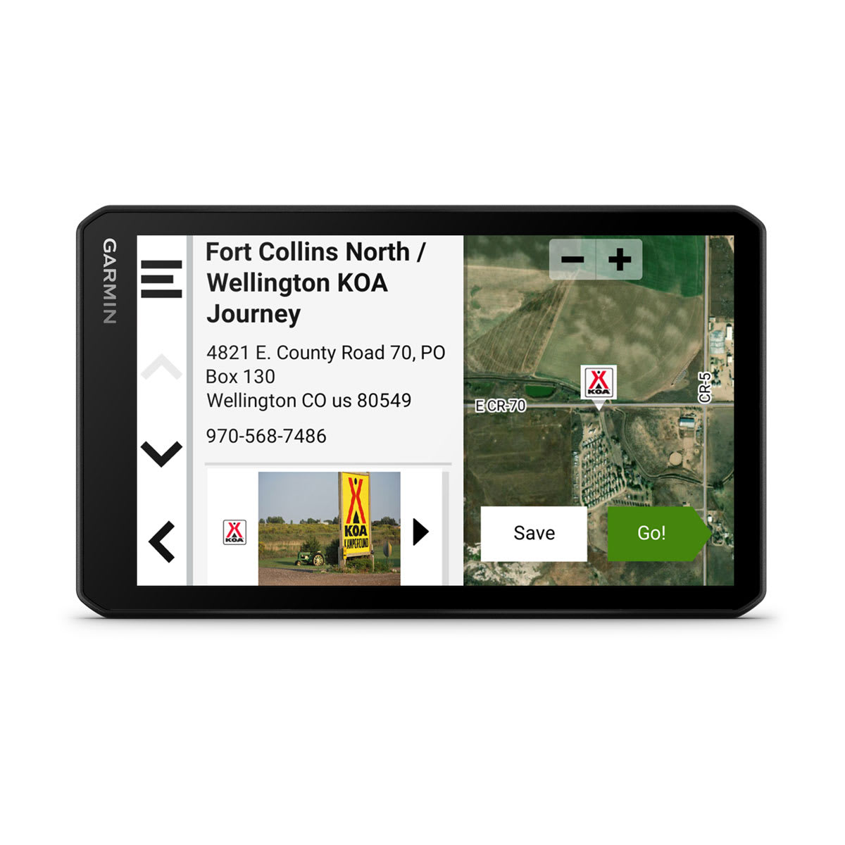 RVcam 795 7\" RV Navigator with Built-in Dash Cam