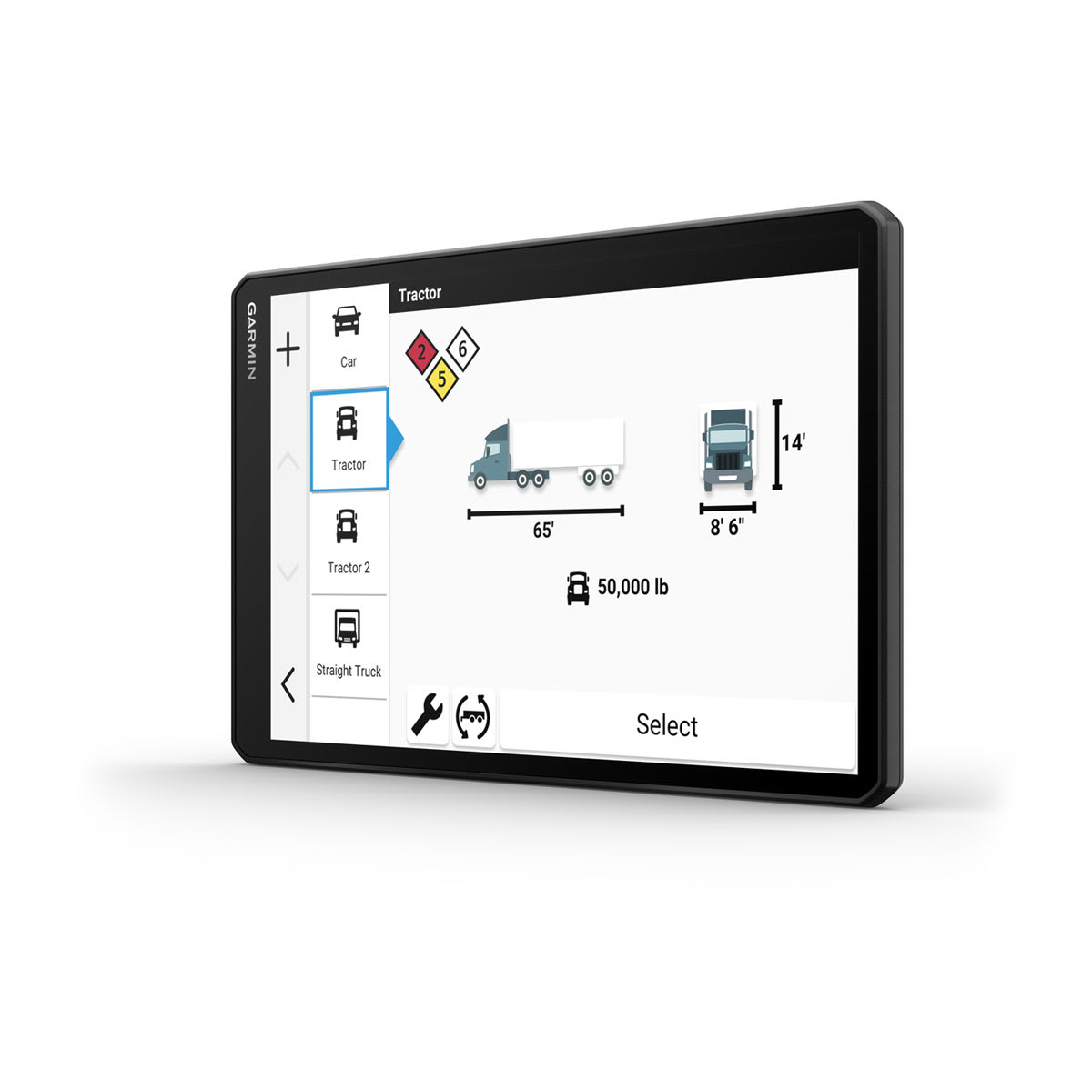 dēzl™ OTR1020/LGV1020 10\" GPS Truck Navigator with dēzl™ Headset 110