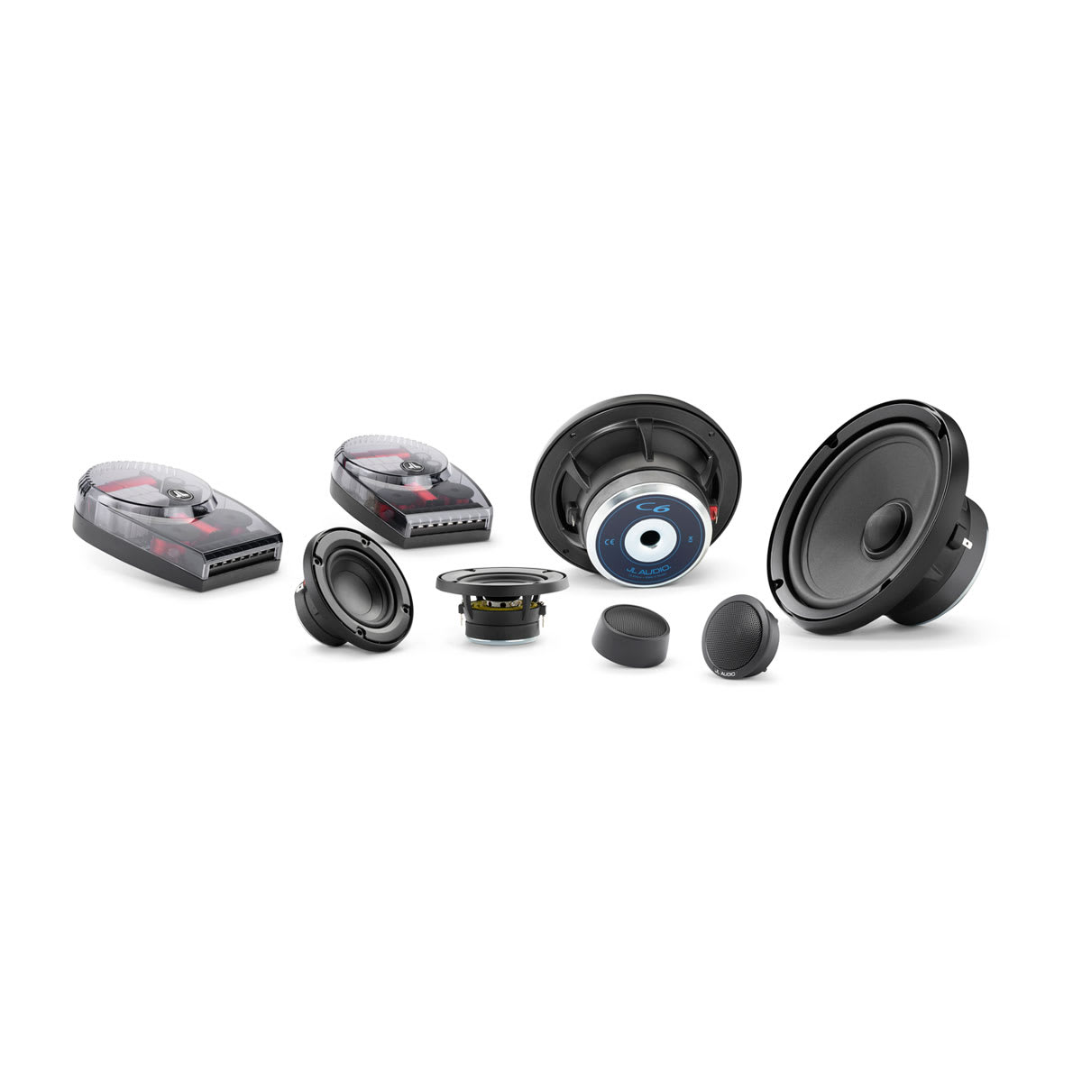 JL Audio® C6 Car System 6.5\" Three-way Component Speaker System  (C6-653)