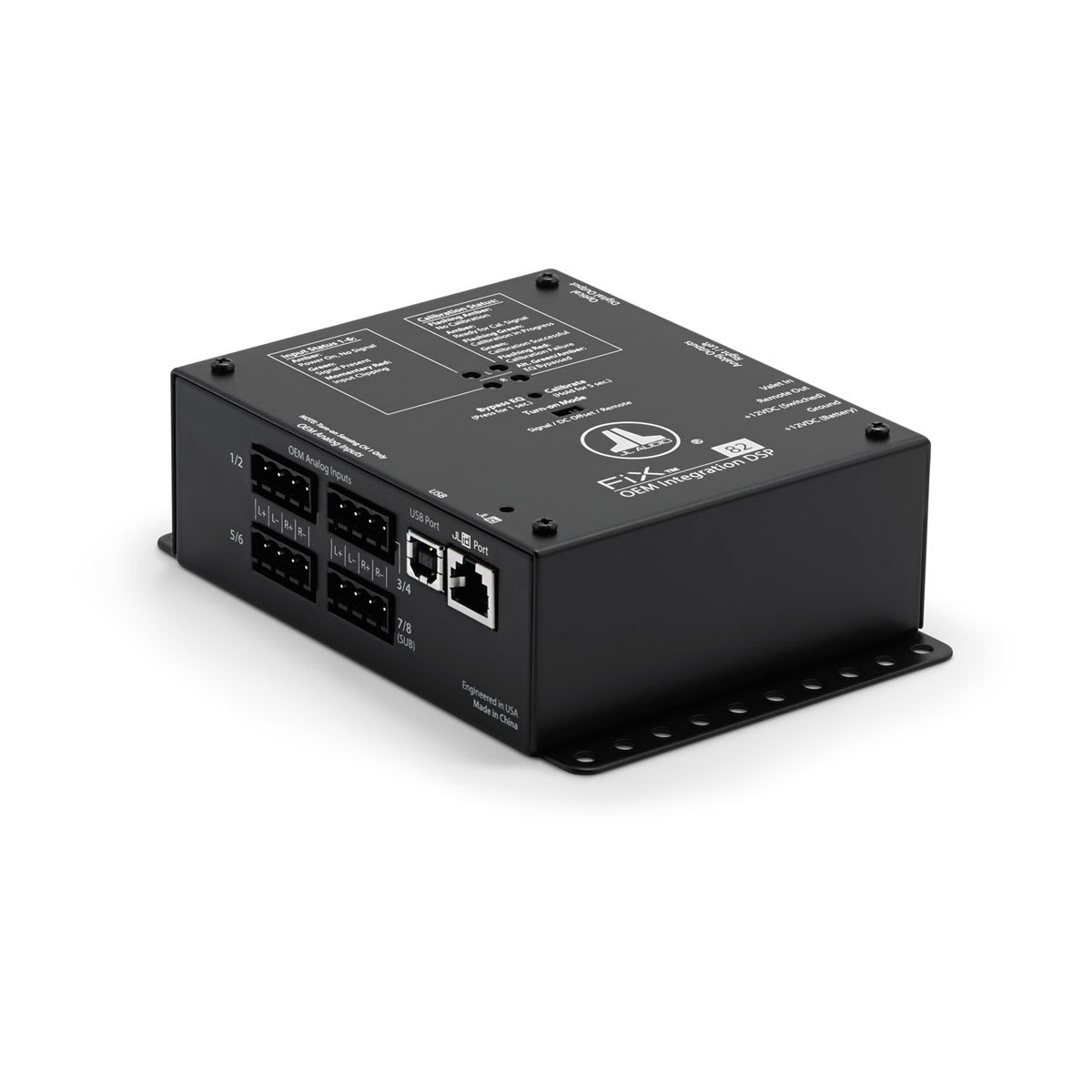 JL Audio FiX™ OEM Integration DSP Processor with 8-input and 2-output Channels (FiX-82)