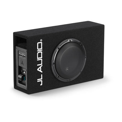 JL Audio MicroSub+™ W3v3 Enclosed Car Subwoofer Single 8\" W3v3 Subwoofer and Built-in Amplifier (ACP108LG-W3v3)