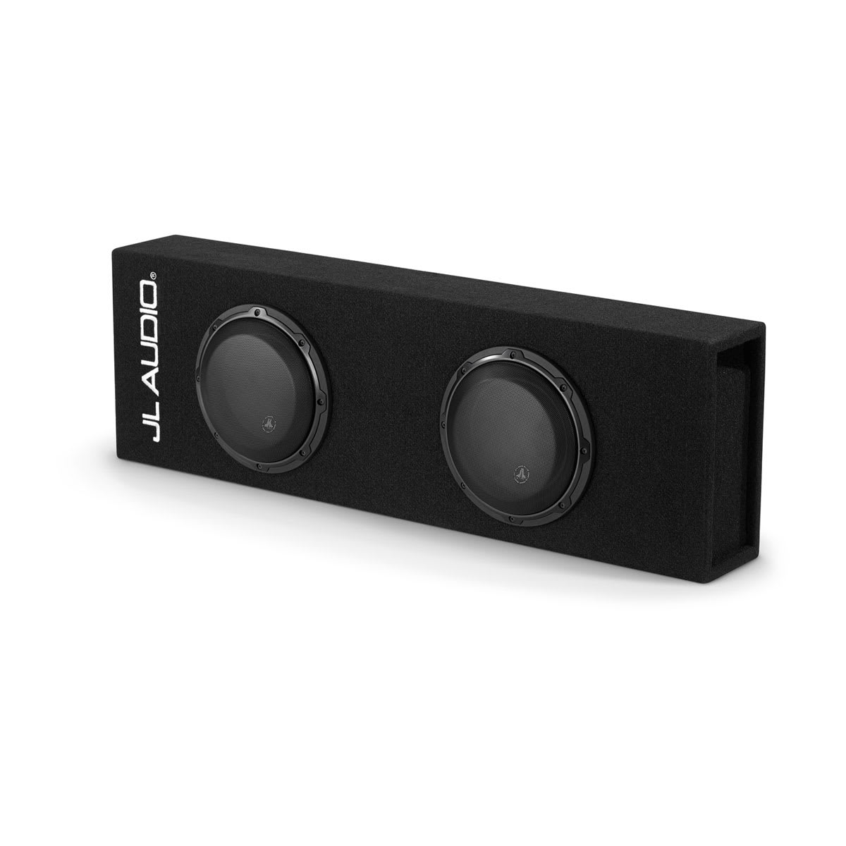 JL Audio MicroSub+™ W3v3 Enclosed Car Subwoofer Dual 8\" W3v3 Subwoofer and Built-in Amplifier (ACP208LG-W3v3)