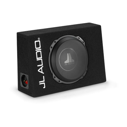 JL Audio PowerWedge™ TW3 Enclosed Car Subwoofer Single 10\" TW3 Subwoofer, Truck-Style Box (CS110TG-TW3)