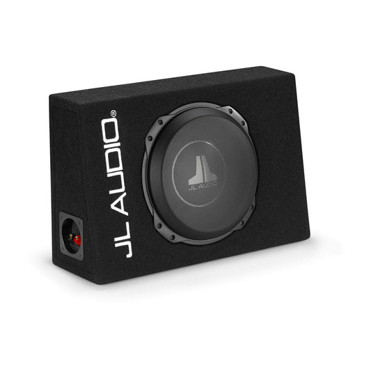 JL Audio PowerWedge™ TW3 Enclosed Car Subwoofer Single 10\" TW3 Subwoofer, Truck-Style Box (CS110TG-TW3)