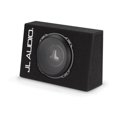 JL Audio PowerWedge™ TW3 Enclosed Car Subwoofer Single 10\" TW3 Subwoofer, Truck-Style Box (CS110TG-TW3)