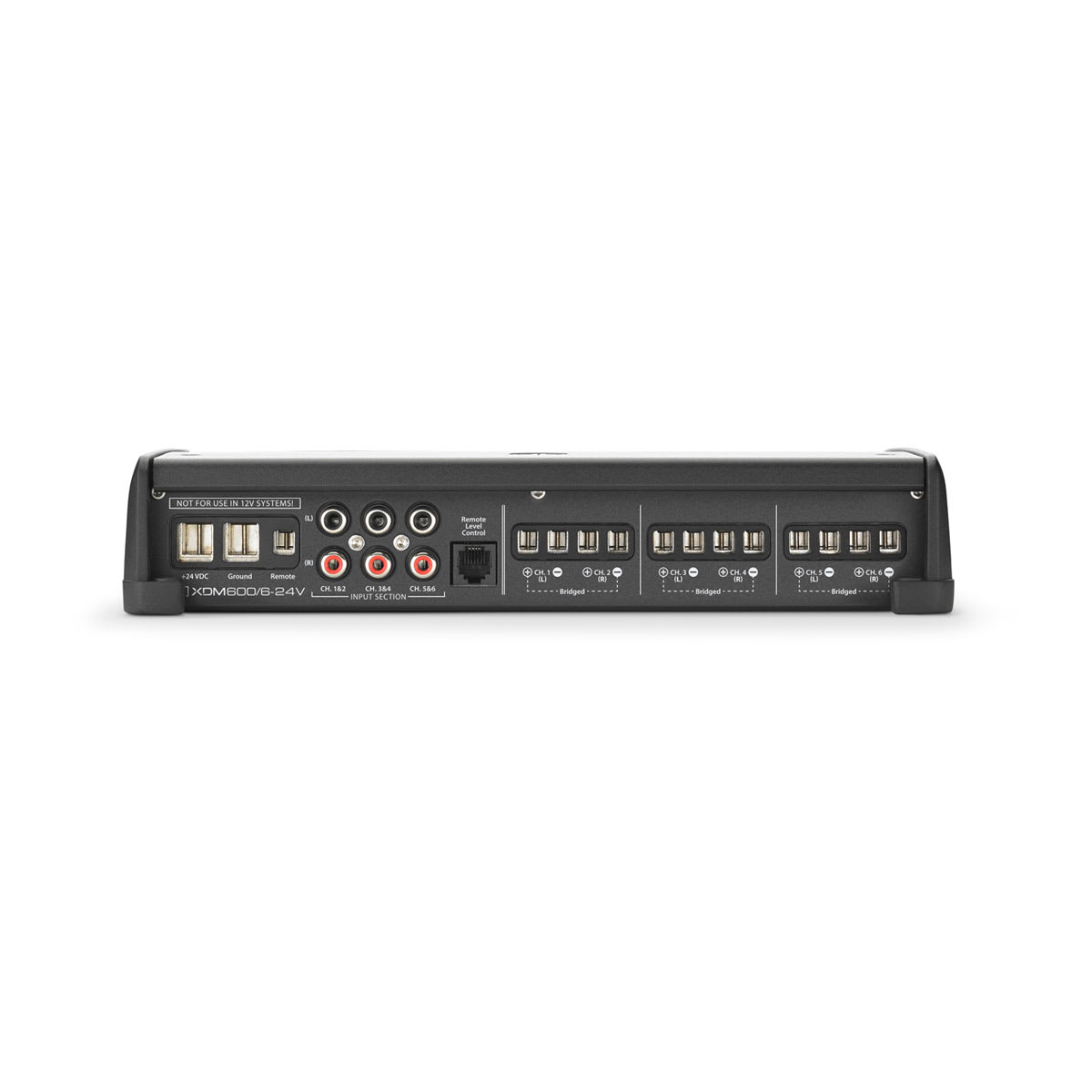JL Audio® XDM Car and Marine Amplifier 6 Channel Full-Range Car and Marine Amplifier for 24 V Systems (600 W) (XDM600/6-24V)