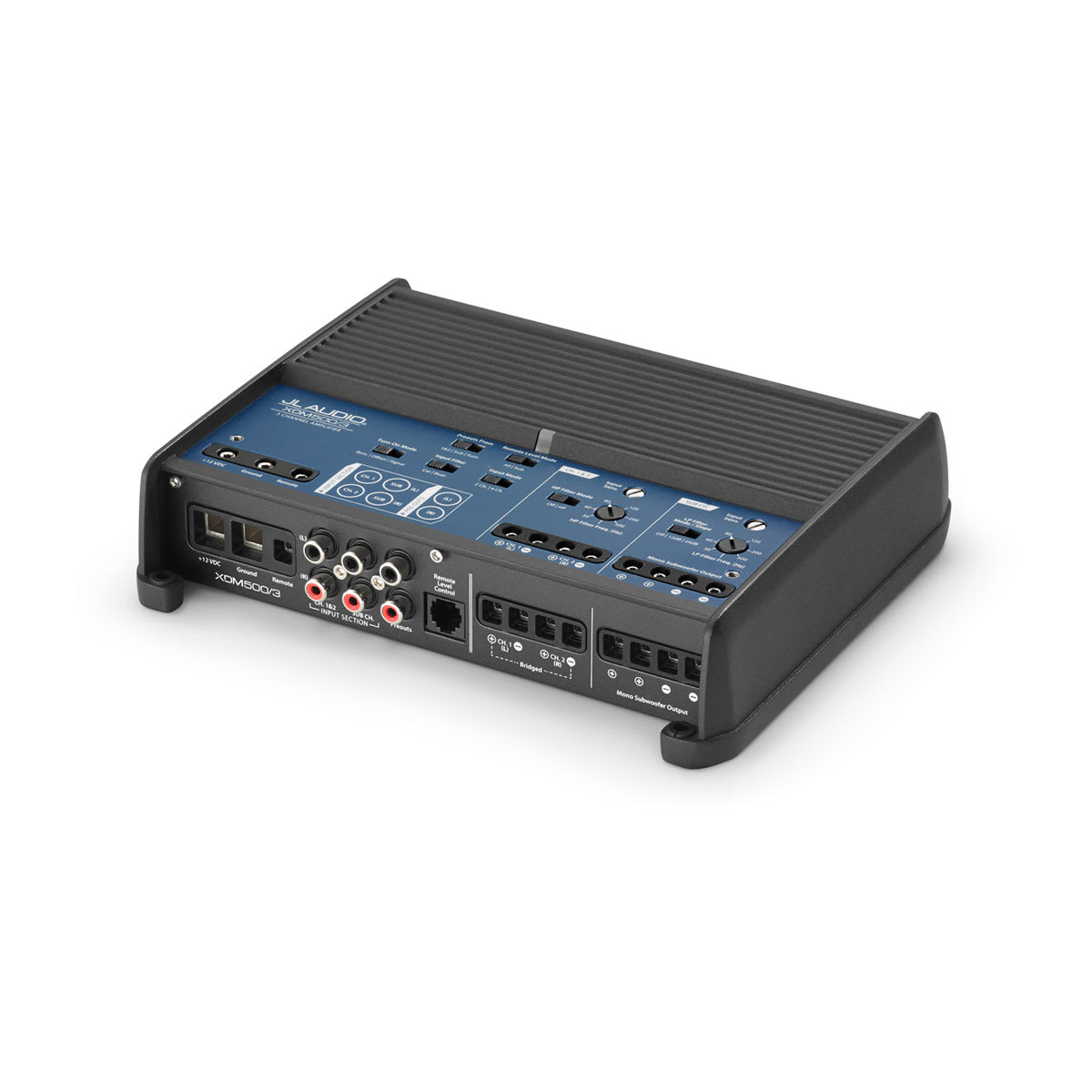 JL Audio® XDM Car and Marine Amplifier 3 Channel Car and Marine System Amplifier (500 W) (XDM500/3)