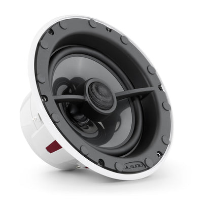 JL Audio Pavilion™ Outdoor In-Ceiling Speaker 7.7\" with White Luxe Grille (Single) (PV-FX7-GwSw-Single)