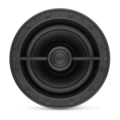 JL Audio Pavilion™ Outdoor In-Ceiling Speaker 8.8\" with Black Luxe Grille (Single) (PV-FX8-SbSb-Single)
