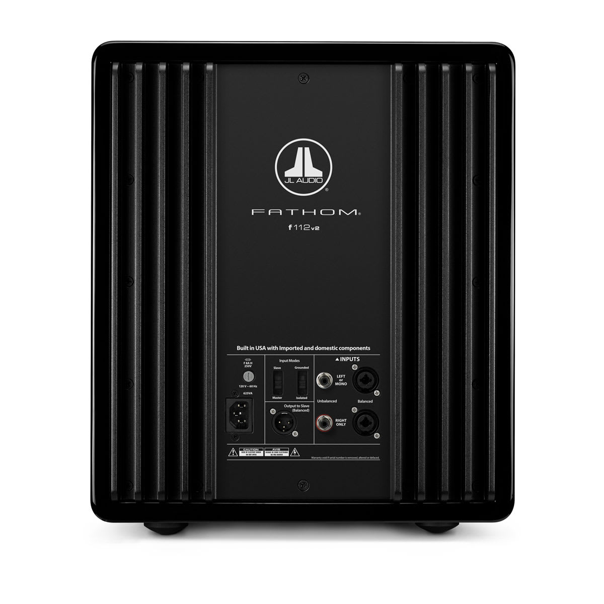 JL Audio Fathom™ v2 Powered Subwoofers 12\" with Gloss Black Finish (f112v2-GLOSS)