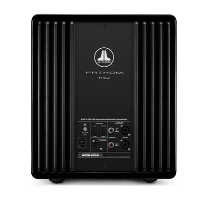 JL Audio Fathom™ v2 Powered Subwoofers 12\" with Gloss Black Finish (f112v2-GLOSS)