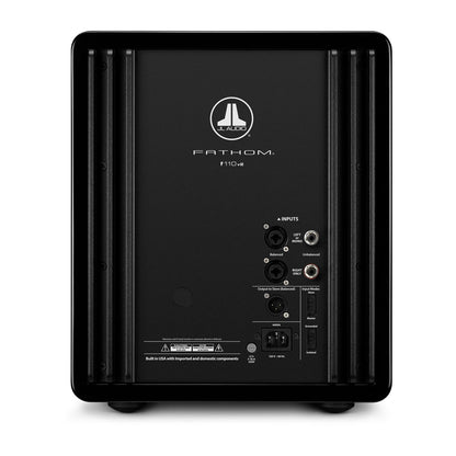 JL Audio Fathom™ v2 Powered Subwoofers 10\" with Gloss Black Finish (f110v2-GLOSS)