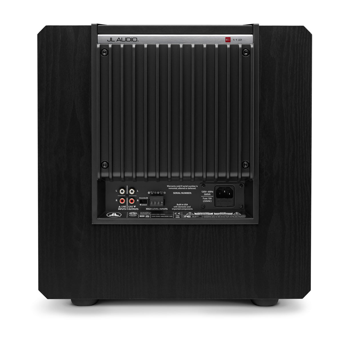 JL Audio E-Sub™ Powered Subwoofer 12\" with Black Ash Finish (e112-ASH)